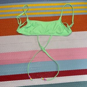 Wild Fable Light Green Bikini Top Women’s Size Small